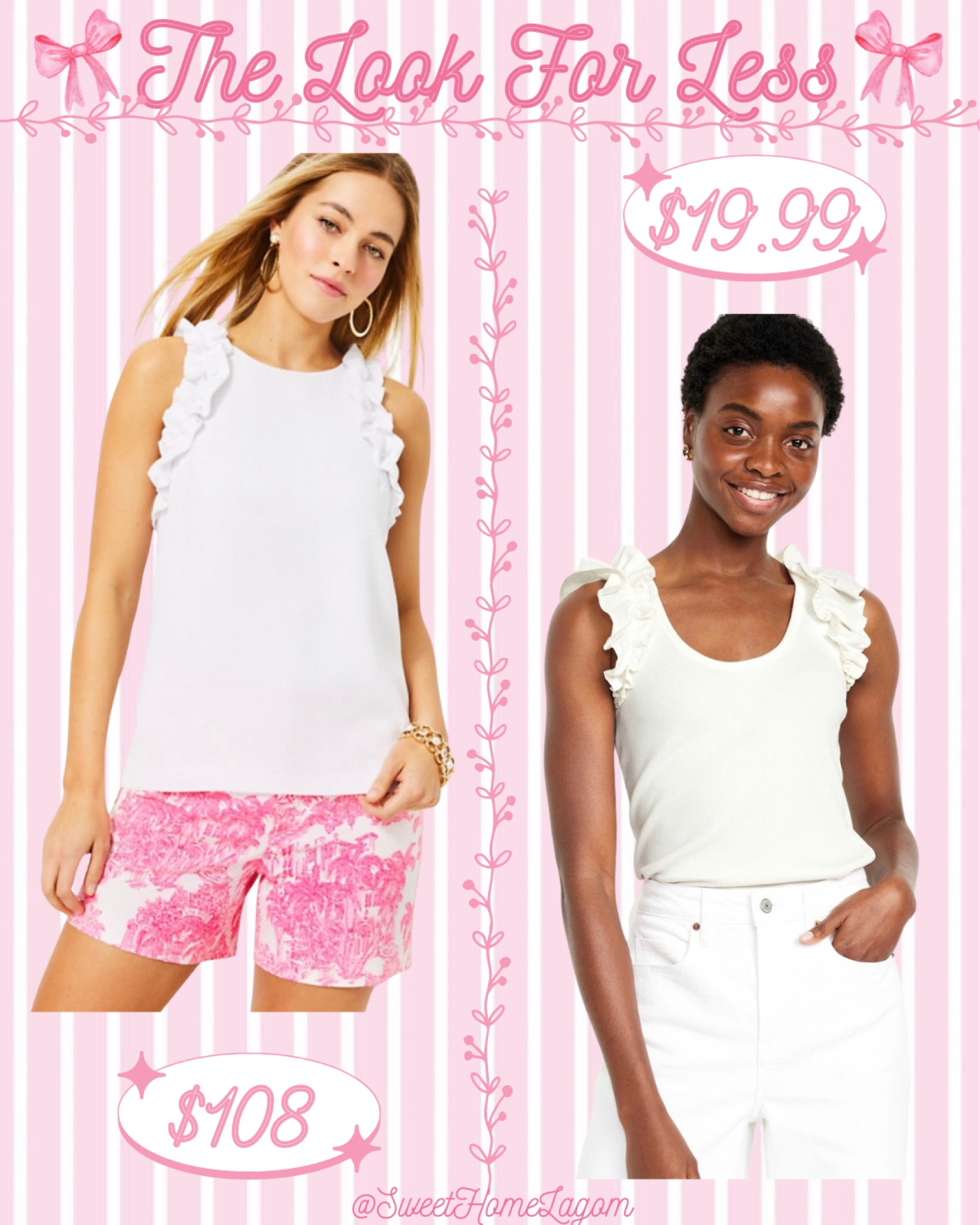 Ruffle tanks are always a yes. The $19.99 version is on sale 40% off and comes in other colors! 

#LTKfindsunder50 #LTKstyletip #LTKover40