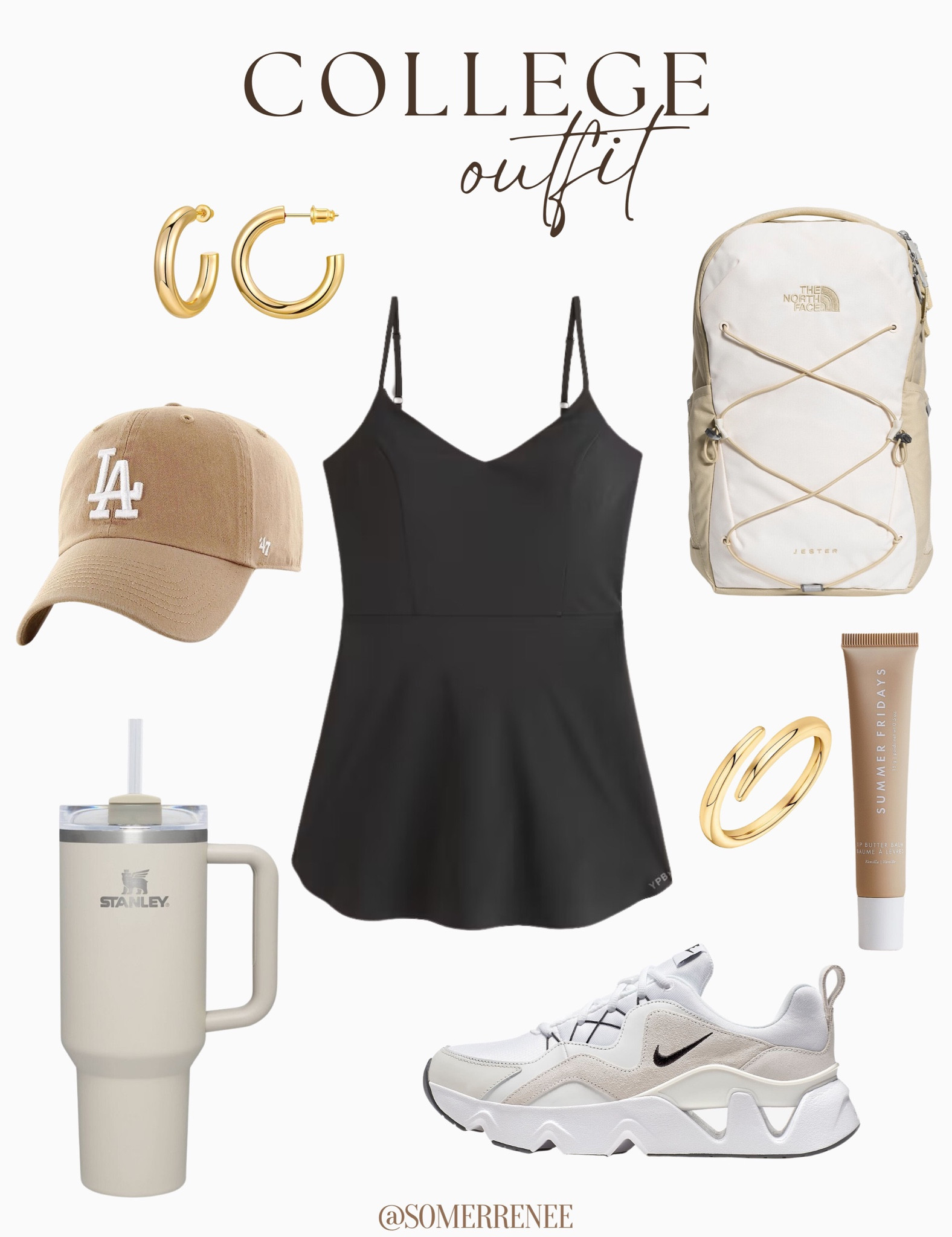 back to school | college outfits | college class outfits | college looks | college fashion | work from home | leisure | athleisure | leisure outfits | matching sets | comfy outfits | fall looks | neutrals | abercrombie sale | amazon finds | amazon fashion | gold jewelry | amazon jewelry | sneakers | affordable fashion | athleisure dress | tennis dress | workout dress 

#LTKU #LTKsalealert #LTKBacktoSchool