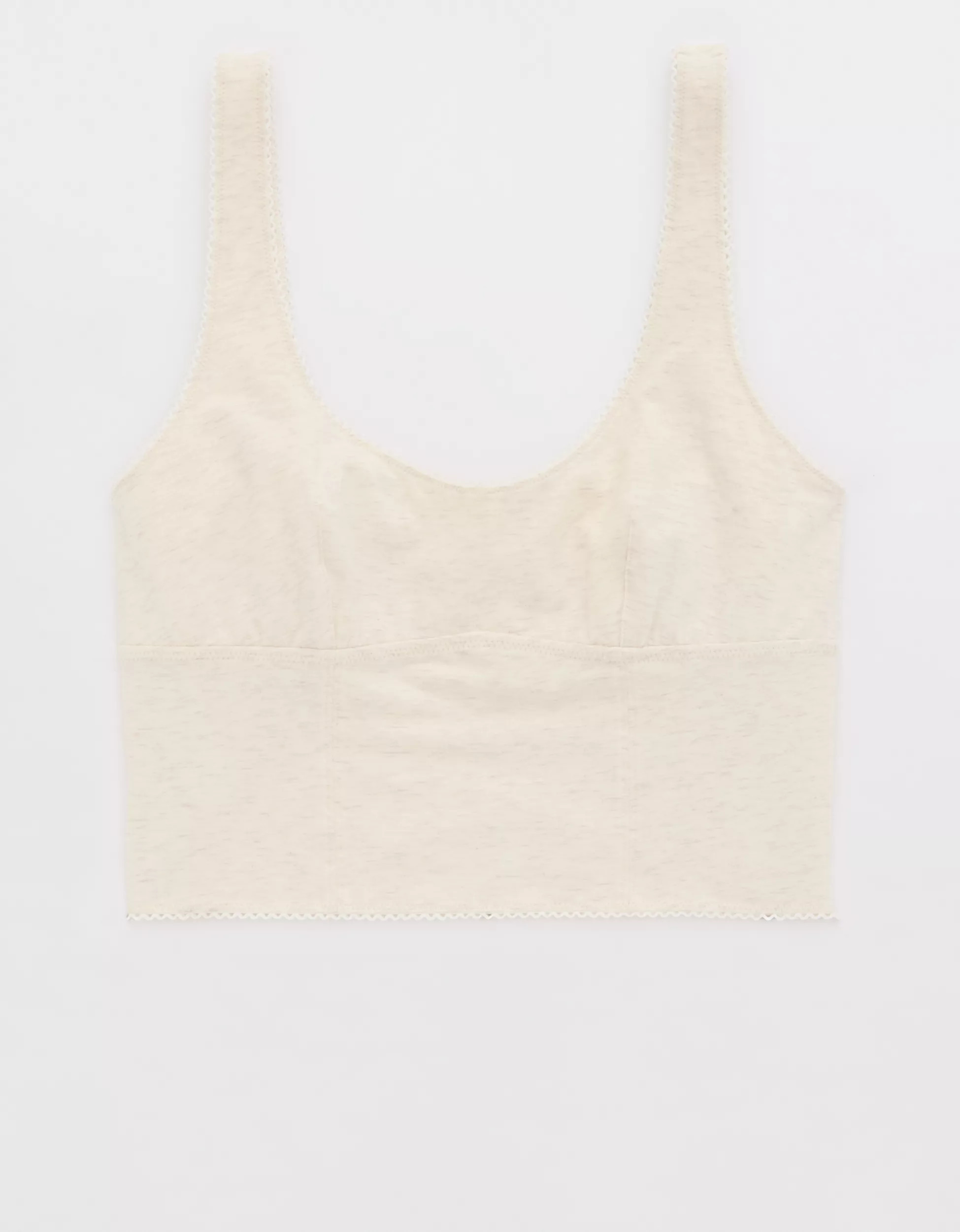 Superchill Cotton Corset Bra Top | Aerie
