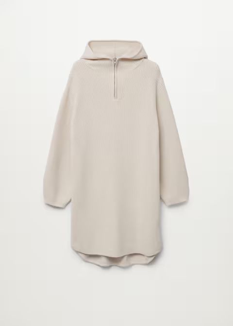 Oversized hooded sweater | MANGO (US)