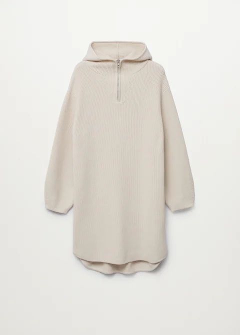 Oversized hooded sweater | MANGO (US)