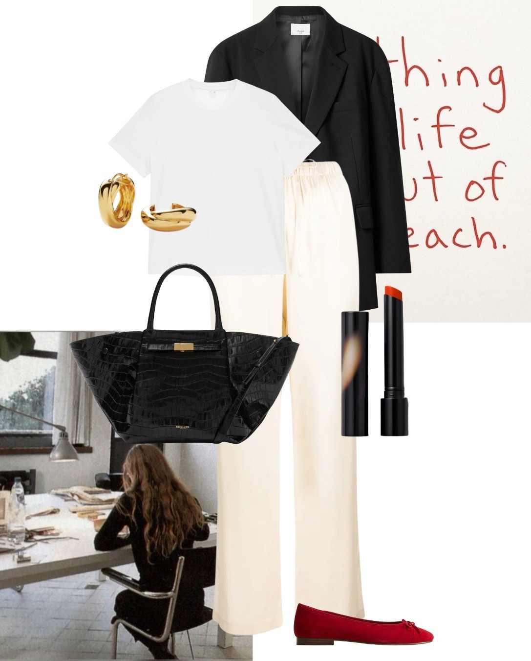 Workwear Outfits 
Silk Trousers + Blazer   

Highstreet  | BAG  | beauty | jewellery | shirt | Work | city 

#LTKwinter #LTKworkwear #LTKuk