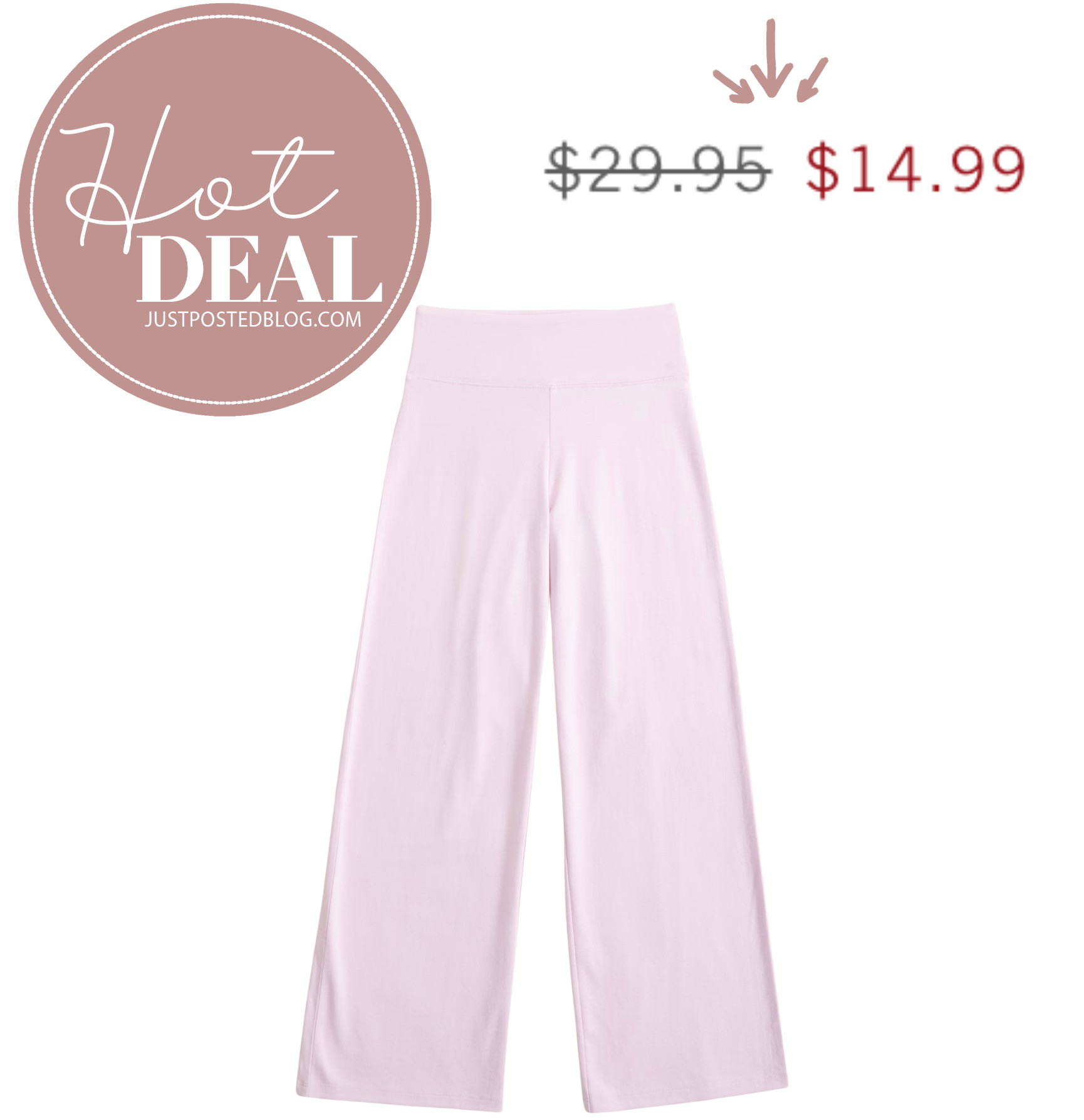 I am loving that shade of pink!!! These pants are HALF off!!!  

 