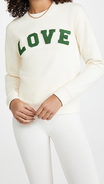 French Terry Love Crew | Shopbop