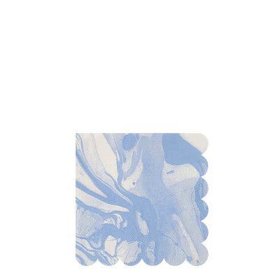 Meri Meri Blue Marble Small Napkins | Target
