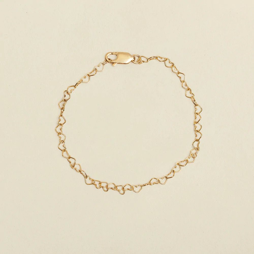 Heart Chain Bracelet | Made by Mary (US)