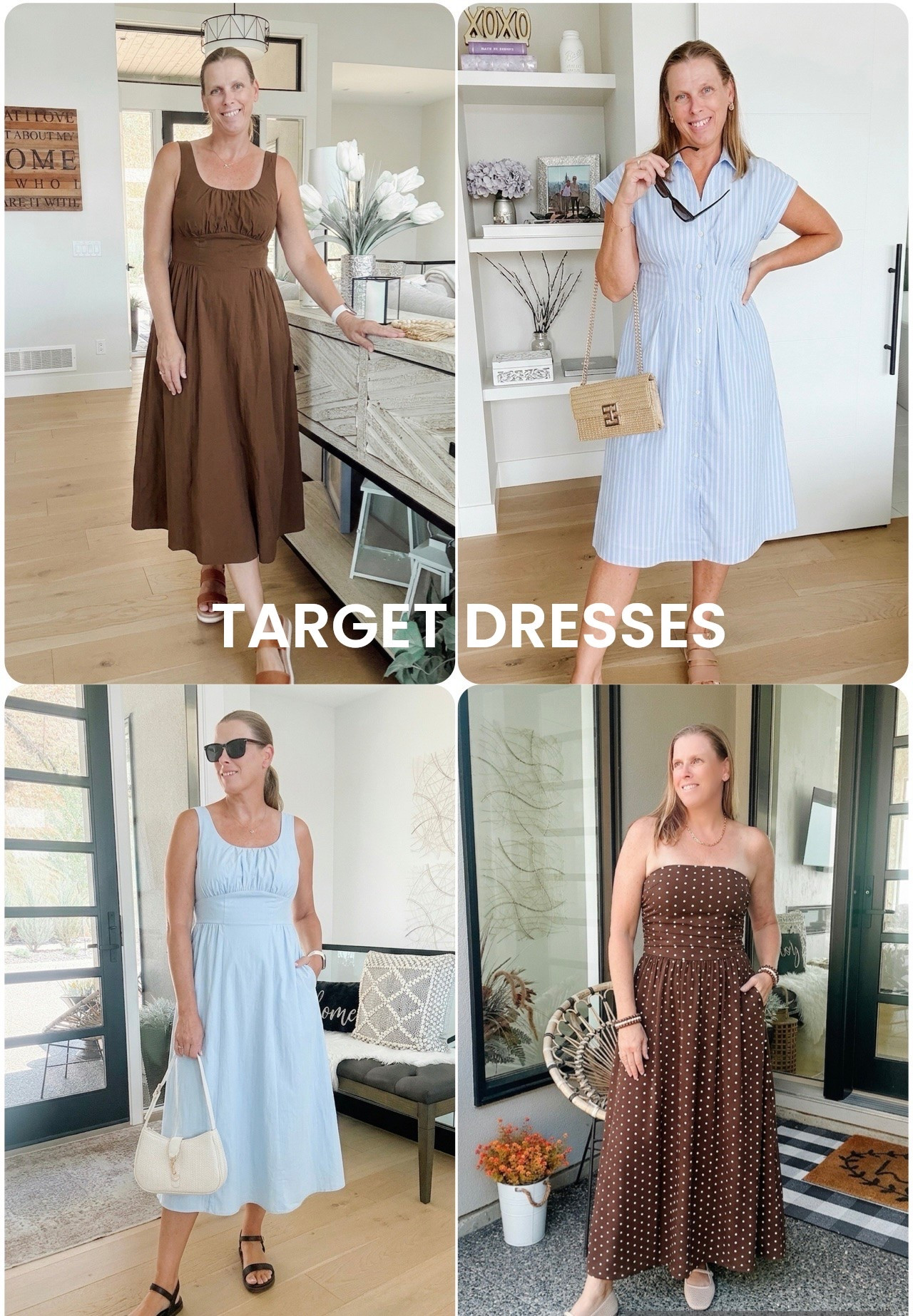 Target dresses under $40

These dresses are perfect for end of summer and going into fall
Wearing M in all of them

#LTKfall #LTKsummer #LTKdresses