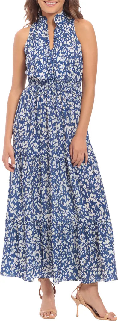 Floral Sleeveless Tiered Maxi Dress | Nordstrom Rack