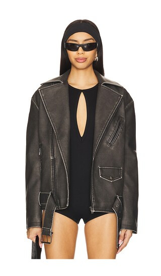 Zosia Jacket in Grey | Revolve Clothing (Global)