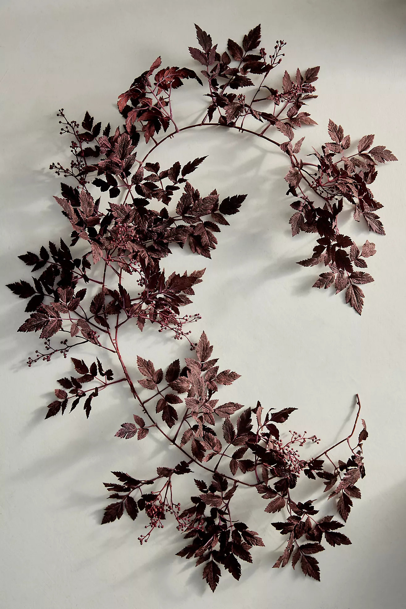 Faux Purple Foliage Garland, 6\u2019 | Terrain