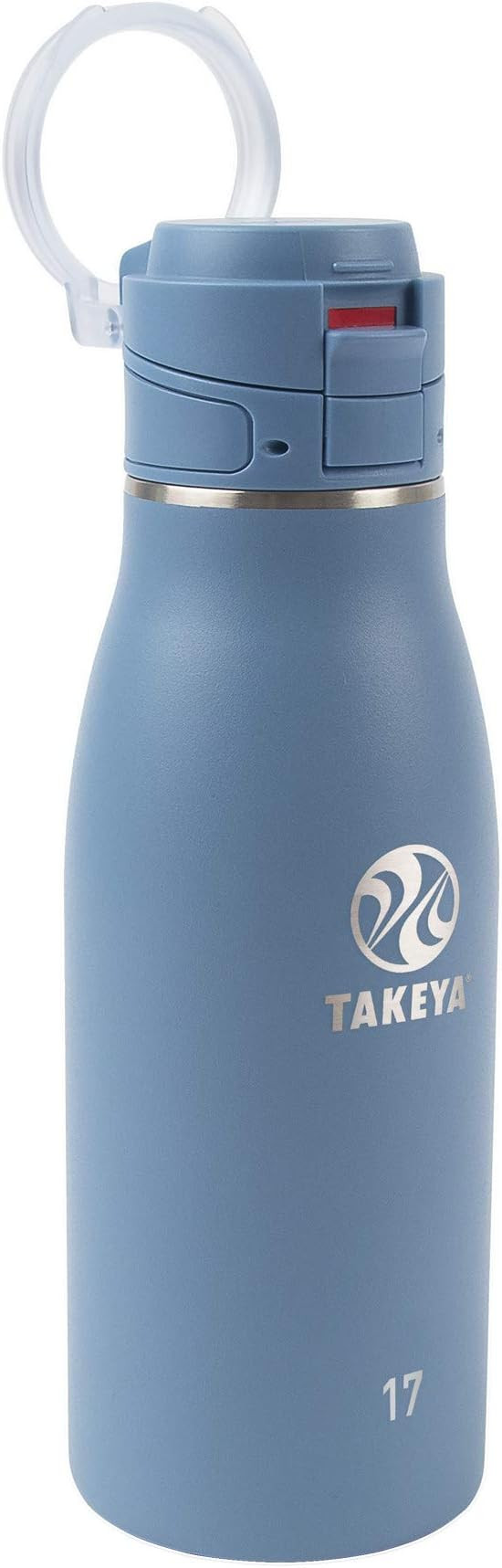 Takeya Traveler Insulated Coffee Mug with Leak Proof Lid, BPA Free, 17 oz, Bluestone | Amazon (US)