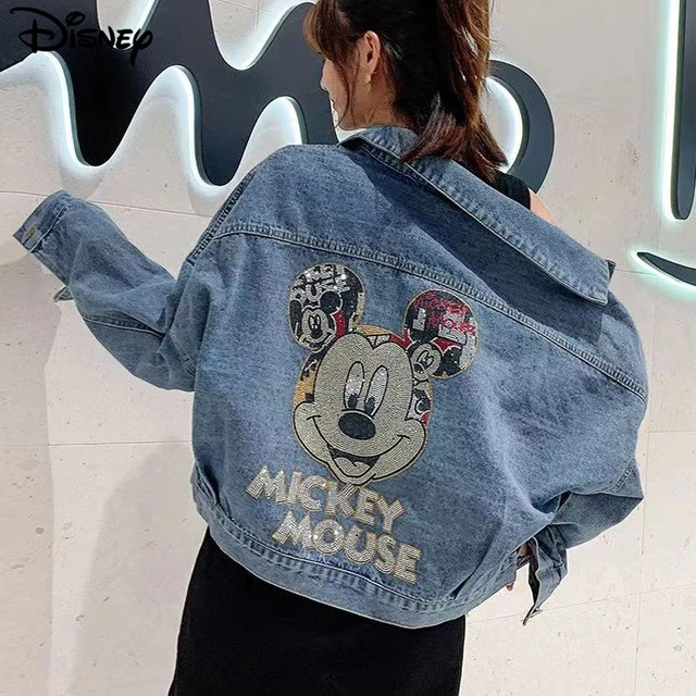 Disney 2022 New Arrival Top Fashion Autumn Cotton Loose Casual Cartoon Mickey Mouse Print Hot Dri... | AliExpress (US)