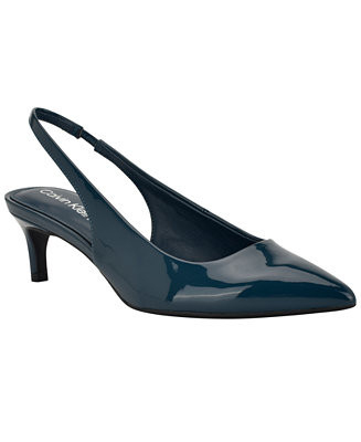 Women's Dainty Kitten Heel Slingback Pumps | Macy's