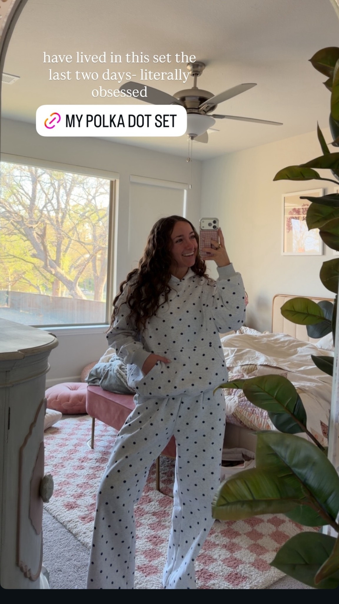 I no joke lived in this matching set during this past week! Polka dots are SO back! 

#LTKdayinmylife #LTKootd #LTKselfcare