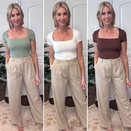 Amazon square neck top that is buttery soft and has lots of stretch. Comes in 11 colors and I’m wearing a medium. 

Amazon fashion, skims, over 40

#LTKover40 #LTKstyletip #LTKfindsunder50