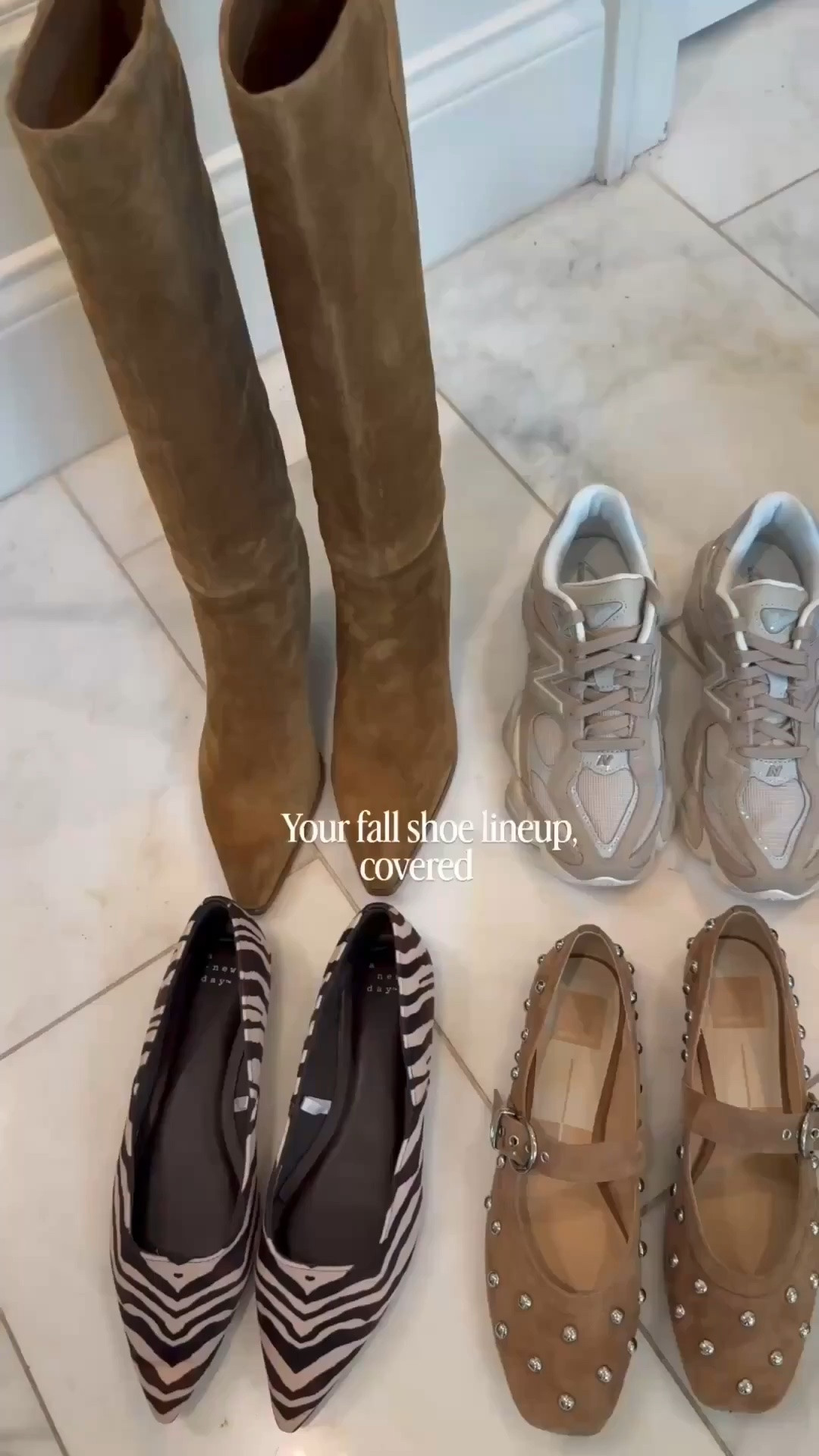 My fall shoe lineup! All the best boots, sneakers, flats and pumps for the season.