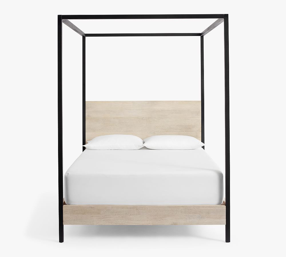 Cayman Metal Canopy Bed | Pottery Barn (US)