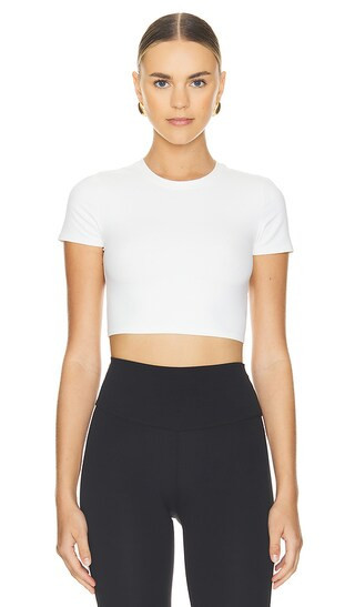 Splits59 Airweight Crop Top in White. - size XL | Revolve Clothing (Global)