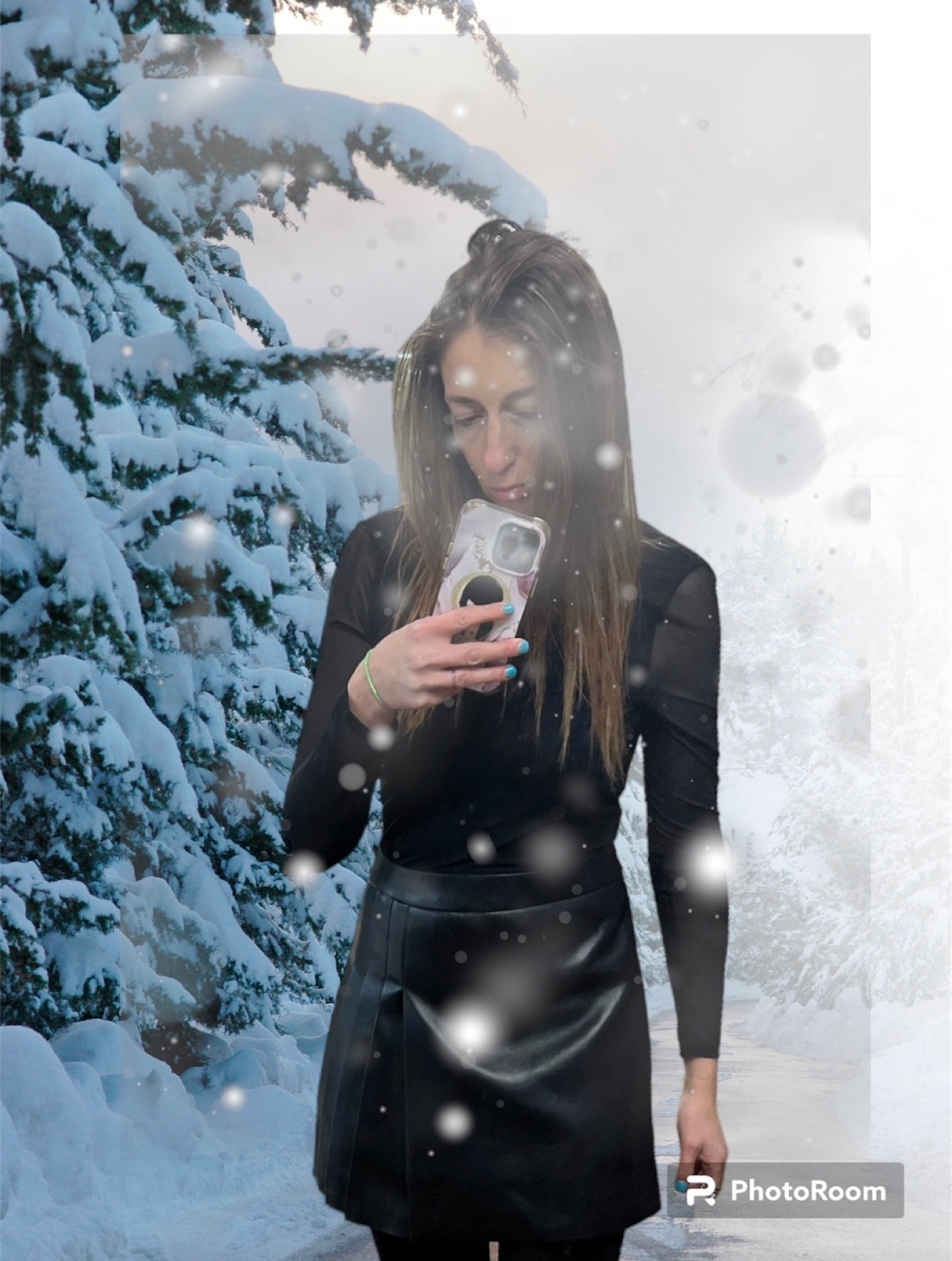 Love this dress so much . Super comfortable. Sleeves are a beautiful sheer. Leather bottom. Love the feel of it. I love a good black dress! 

#LTKsalealert #LTKSpringSale #LTKstyletip