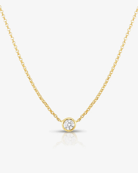 Mixed Shapes Diamond Pendant Necklace | Ring Concierge