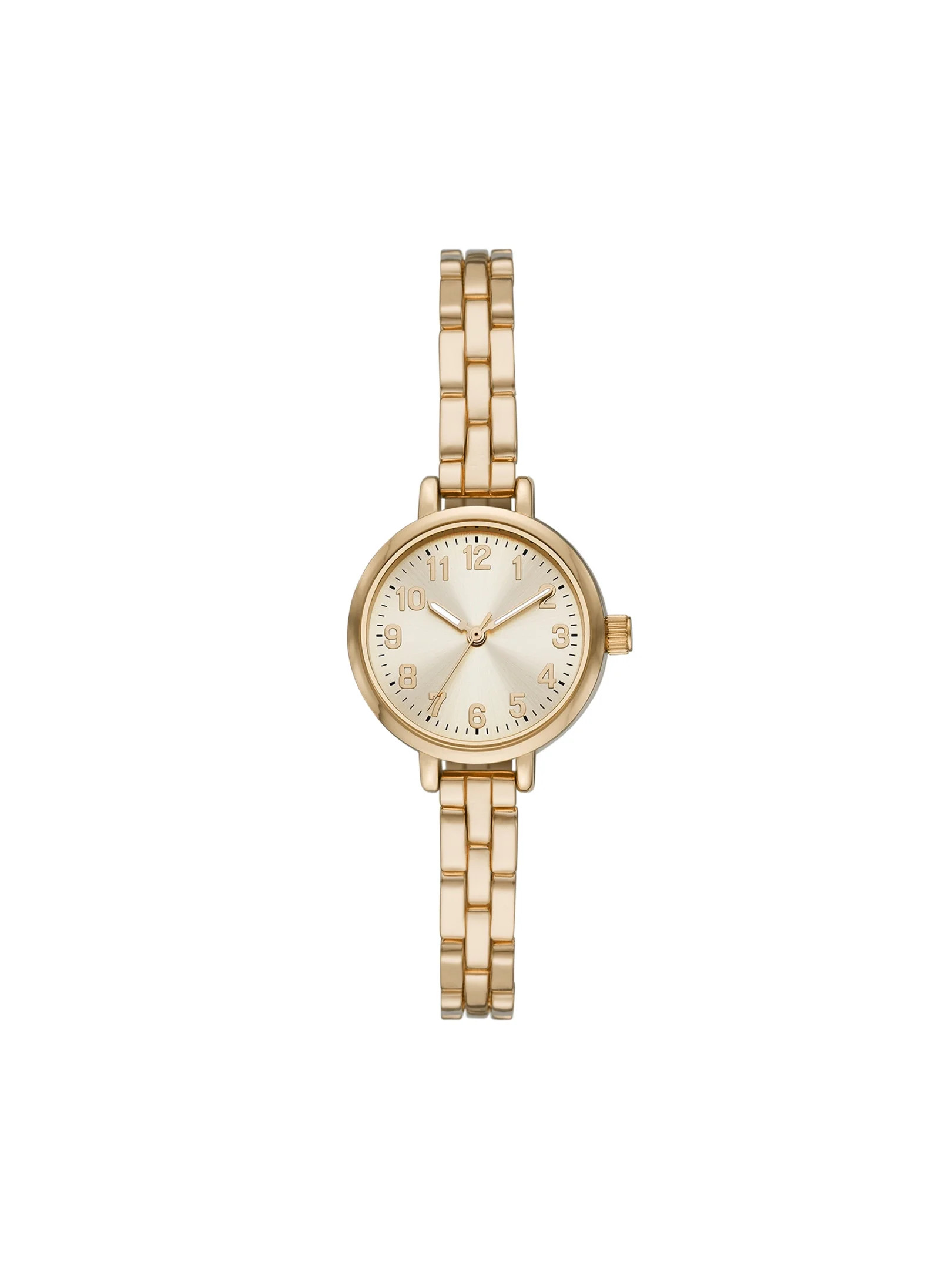 Time and Tru Women's Gold Tone Bracelet Watch - Walmart.com | Walmart (US)
