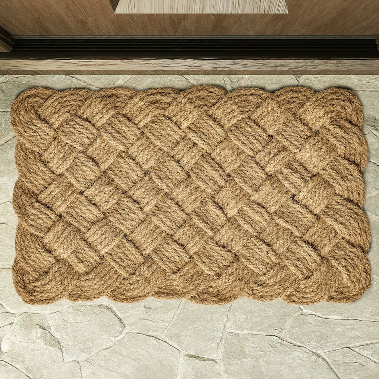 Better Homes & Gardens Natural Braided Coir Outdoor Doormat, 18" x 30" | Walmart (US)