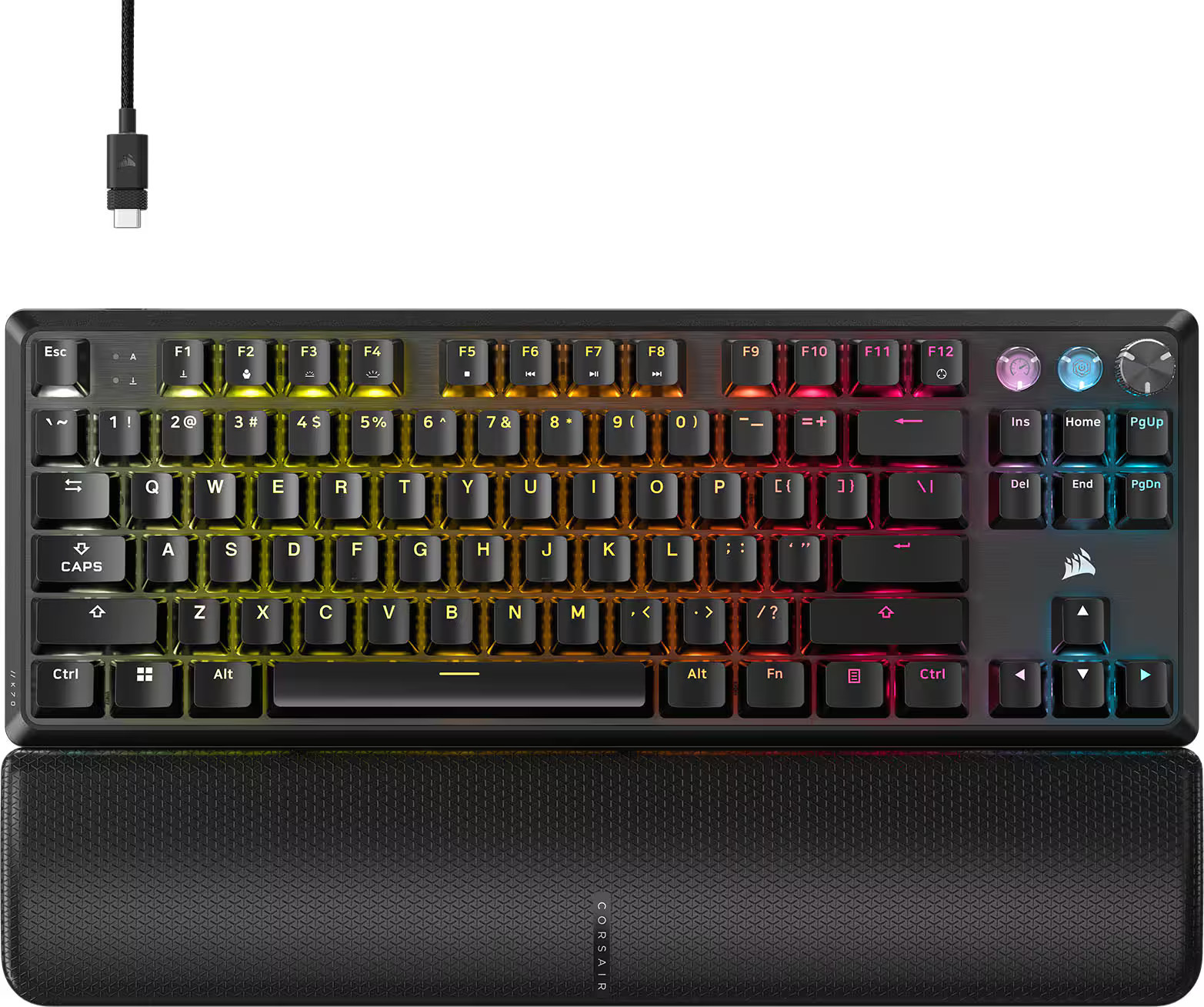 CORSAIR - K70 PRO TKL Wired Magnetic Hall Effect Programmable Gaming Keyboard with Rapid Trigger - Black | Best Buy U.S.