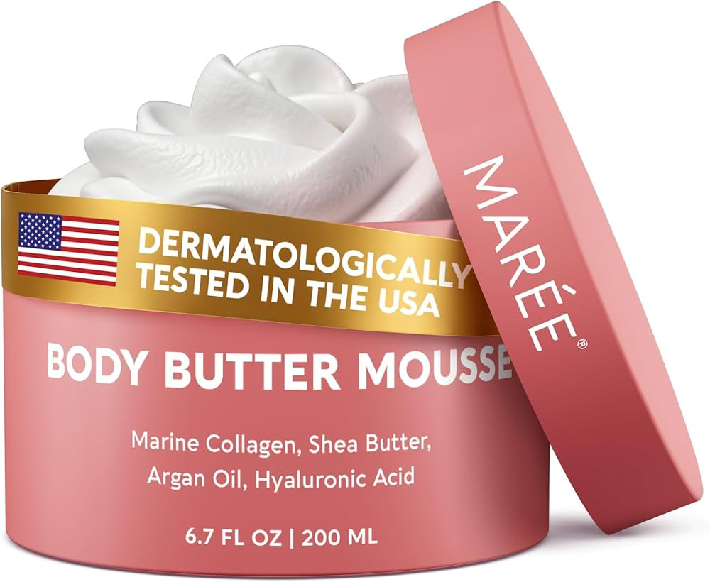 MAREE Body Butter Cream – Whipped Body Butter for Women Smell Good – Ayurvedic Skin Care – ... | Amazon (US)