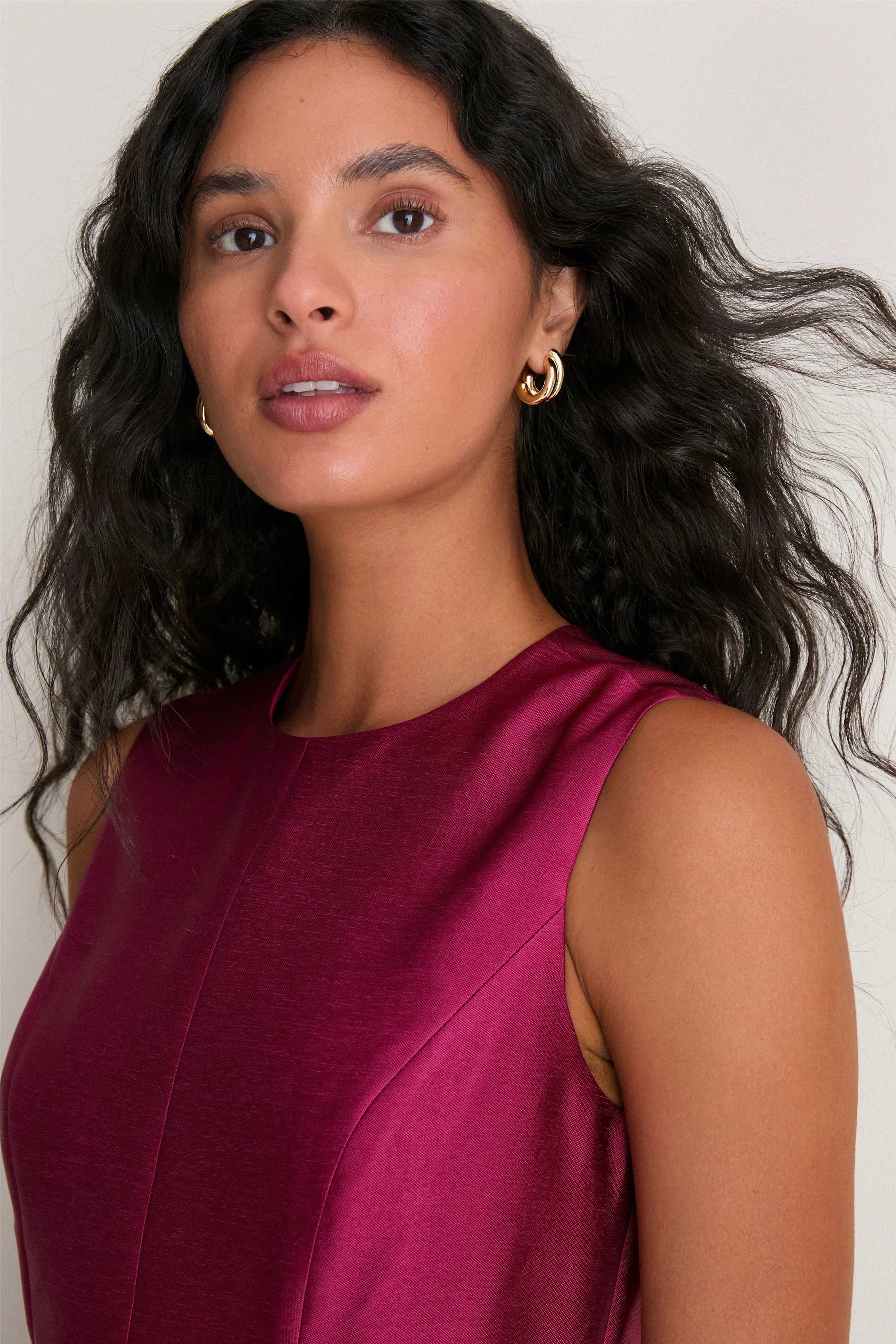 Berry Dupioni Helene Dress | Tuckernuck (US)