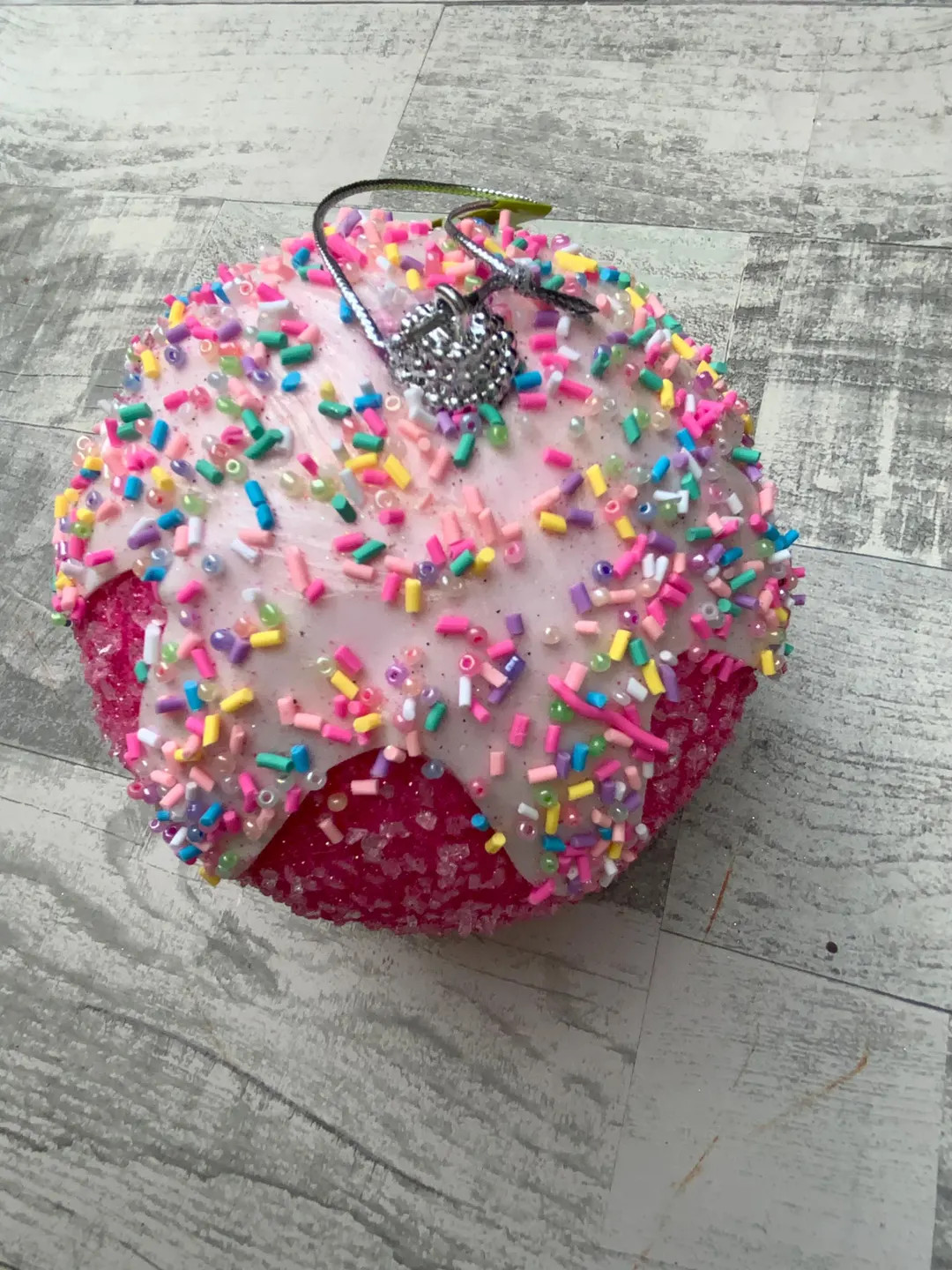 Pink Ornament, Pink Ball Ornament, Sprinkles, Dipped, Candy, Sweets, Pink, 5 Diameter - Etsy | Etsy (US)