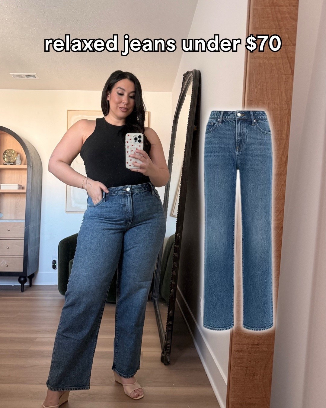 HOLY GRAIL JEANS! Under $70!

#LTKSeasonal #LTKootd #LTKMidsize