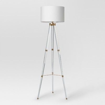Delavan Tripod Floor Lamp Clear Lamp Only - Project 62™ | Target