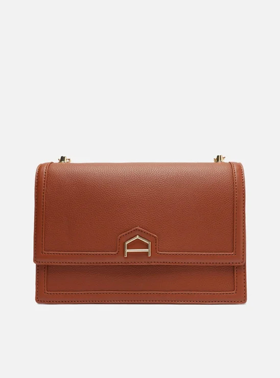 Bolsa Tiracolo Marrom Arezzo Detalhe Pequena | ZZ Mall (BR)