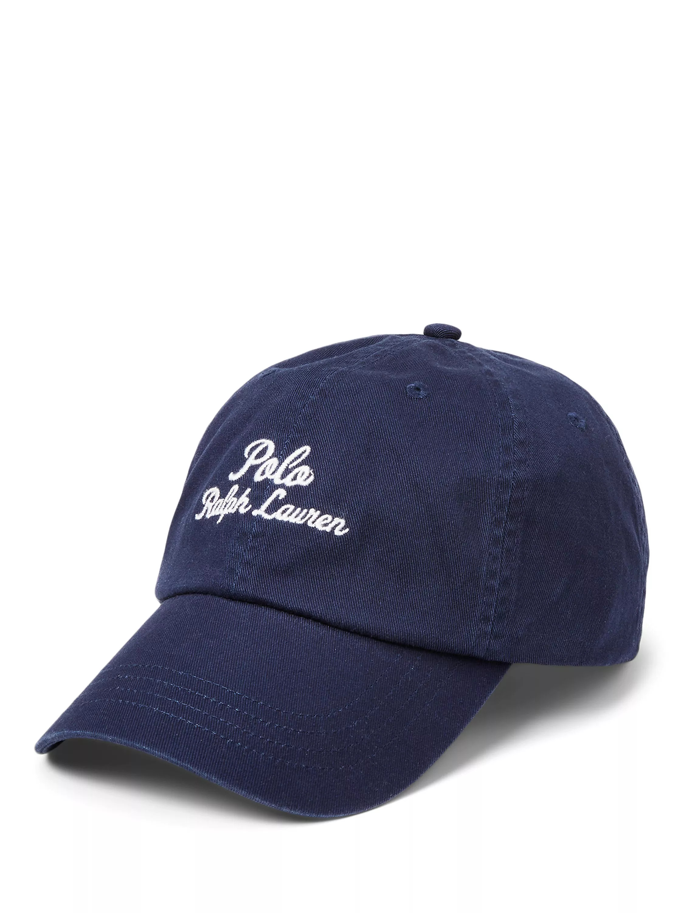 Ralph LaurenChain Stitched Logo Cap, Navy | John Lewis (UK)