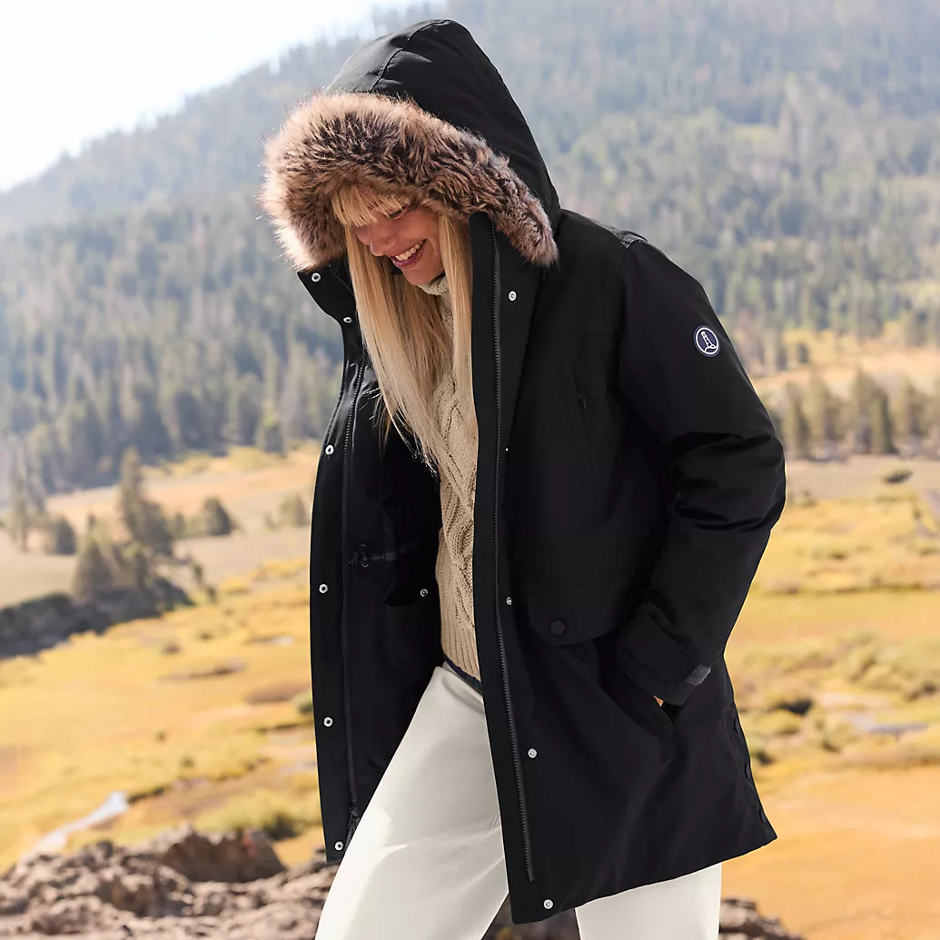 Women's Expedition Down Waterproof Winter Parka | Lands' End (US)