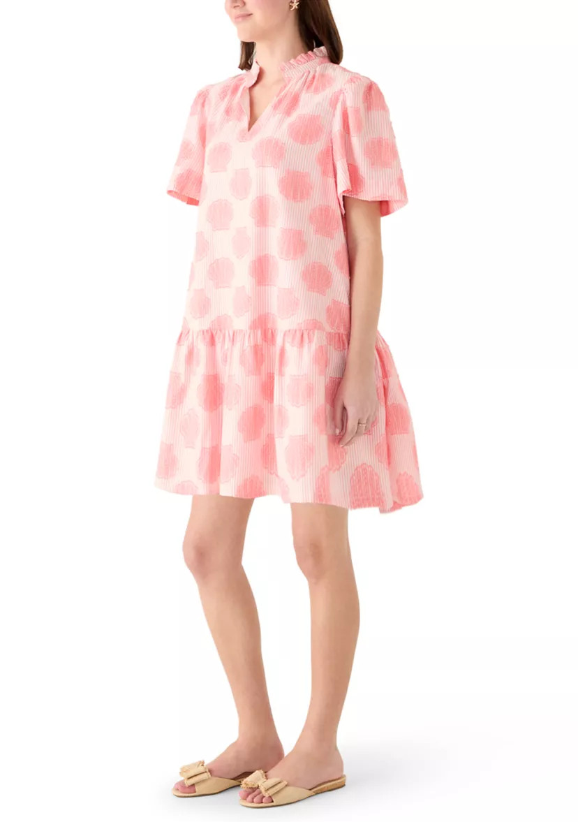 Women's Sleeveless Notch Neck Print Mini Dress | Belk
