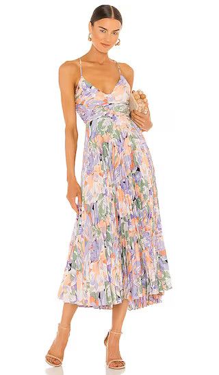 Blythe Dress in Coral Multi | Revolve Clothing (Global)