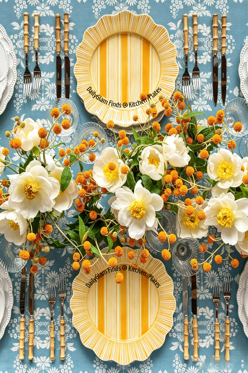 Sunny Yellow Scalloped Plates | Bright Floral Summer Tablescape Inspo

#YellowDinnerware #ScallopedPlates #SummerTablescape #TableSetting #FloralTablescape #BrightHomeDecor #DiningInspo #Tablescaping #OutdoorTable #KitchenDecor 

 #LTKHome