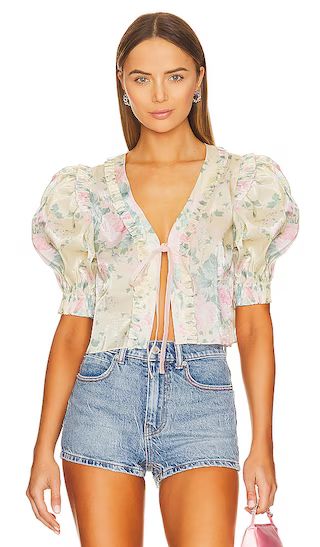 The Paper Doll Blouse in Fantasy | Revolve Clothing (Global)
