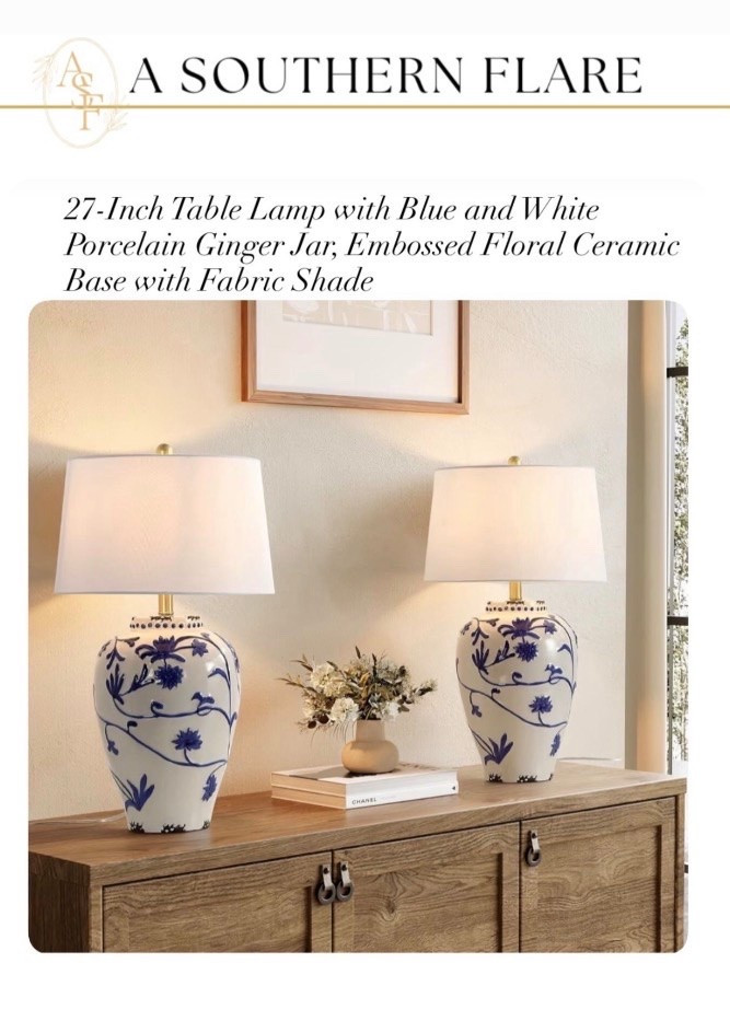 Table Lamps/ Home Decor