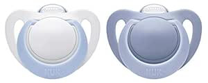 Amazon.com: NUK Newborn Orthodontic Pacifiers, Boy, 0-2 Months, 2-Pack | Amazon (US)