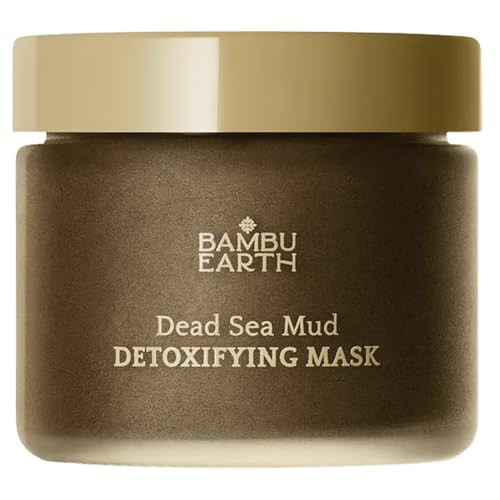 BAMBU EARTH Dead Sea Detoxifying Mud Mask for Face - Deep Cleansing Skincare with Essential Oils & Minerals - Draws Out Impurities, Tightens Skin, Reduces Pores for Healthier Complexion - 3.2 oz net | Amazon (US)