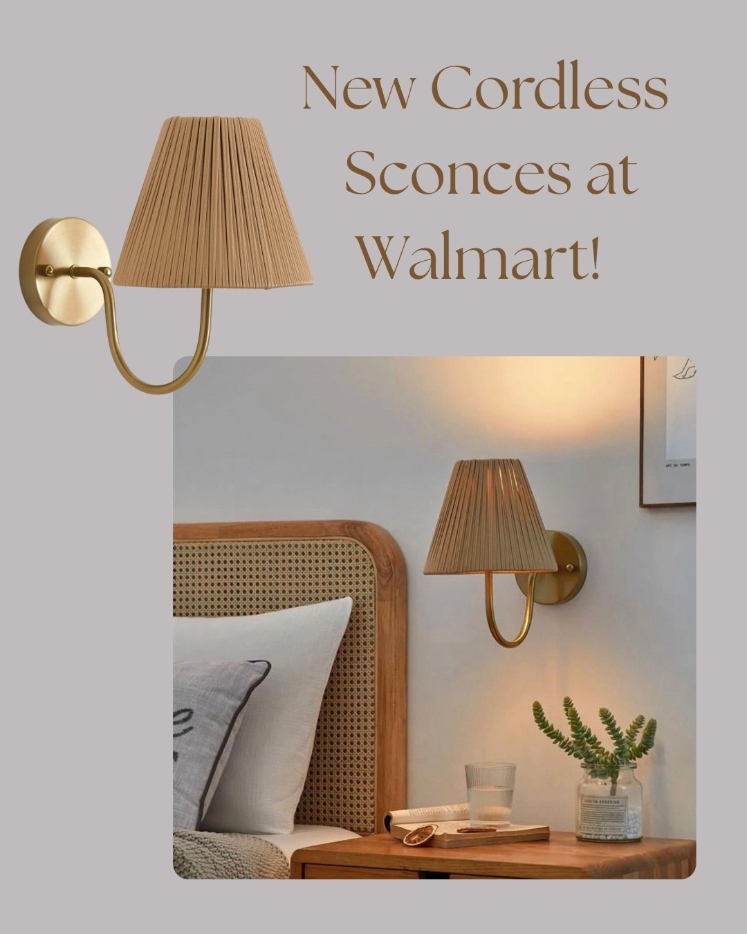 Love these new cordless sconces at Walmart! 

#LTKHome