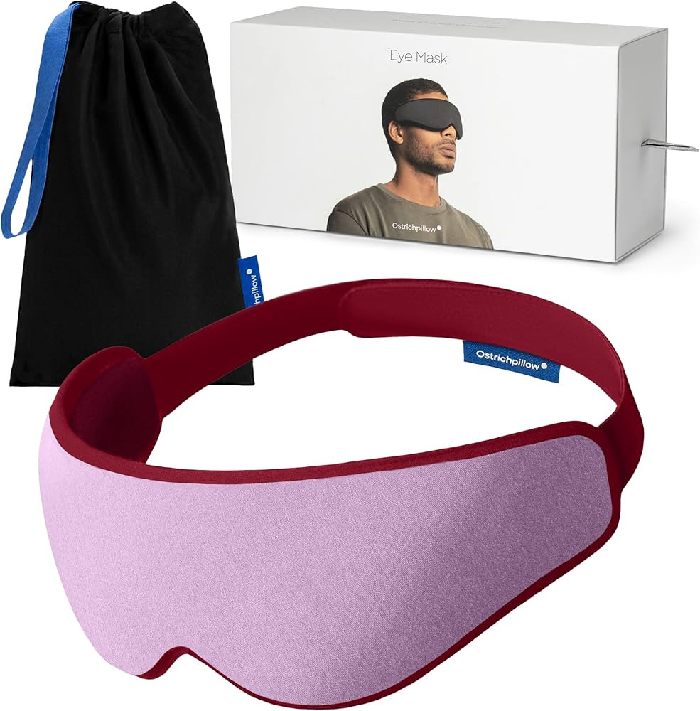 Ostrichpillow Eye Mask, Sleep Mask for Men Women 100% Blackout, No Pressure On Eyes, Soft & Breat... | Amazon (US)