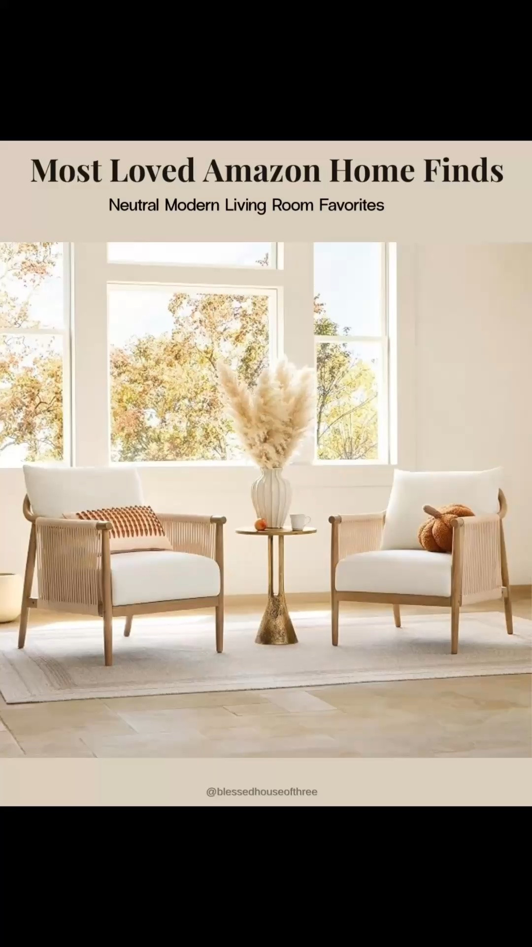Amazon home finds for a warm, neutral living room 🤎 These are some of my favorite Amazon home decor and living room finds for creating that elevated, collected look without overcomplicating the space.

From the neutral accent chair and vintage-inspired area rug to the organic shaped wood mirror, modern lighting, pedestal side table and pretty decorative accents, these pieces are perfect for mixing warm wood tones, soft neutrals and subtle brass finishes.

If you love neutral home decor, modern organic interiors, cozy living room ideas, Amazon home finds, Amazon furniture, designer-inspired home decor, modern lighting, neutral area rugs, accent chairs and affordable home decor, save this one for your next living room refresh!

#LTKHome #LTKSaleAlert #LTKSeasonal