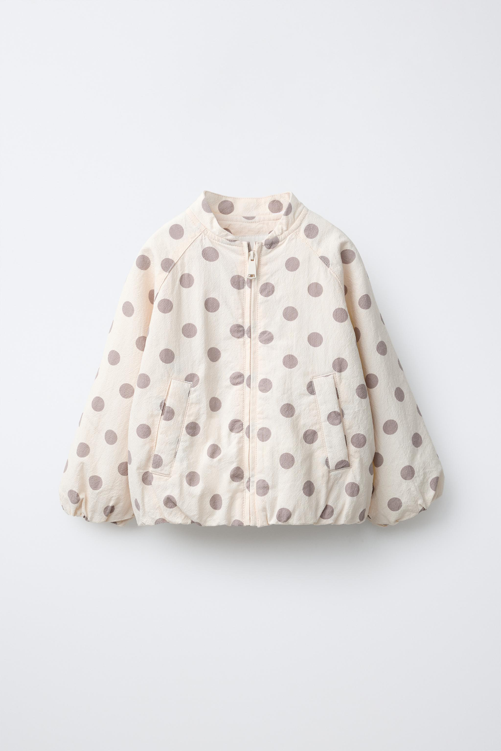 POLKA DOT QUILTED BOMBER JACKET | Zara US