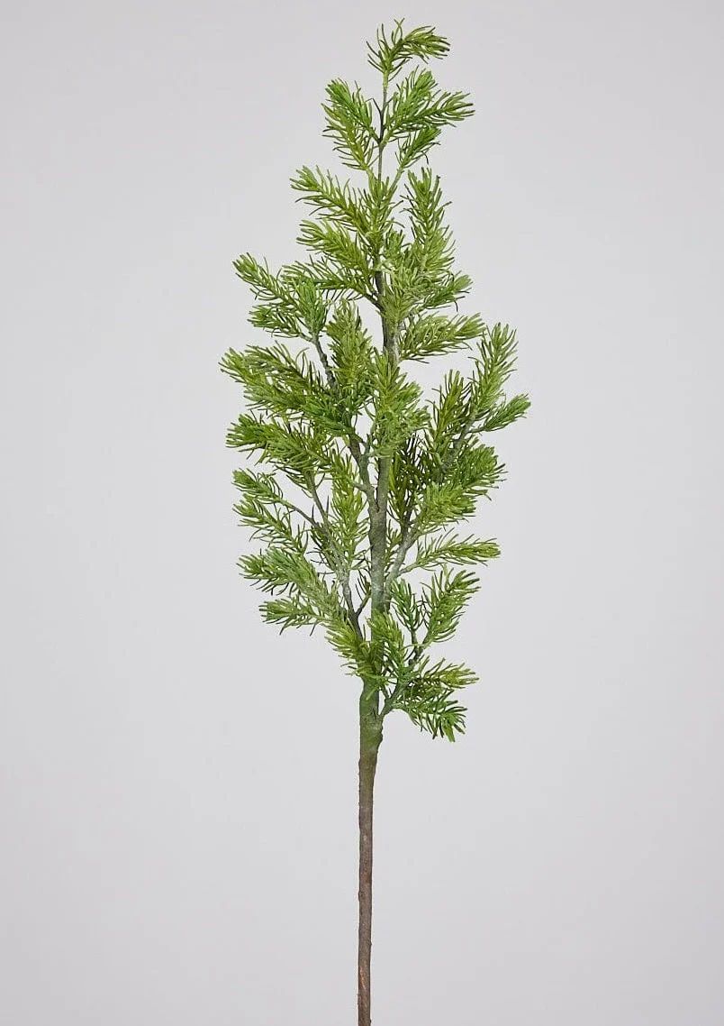 Real Touch Fake Holiday Greens Fir Branch - 38" | Afloral