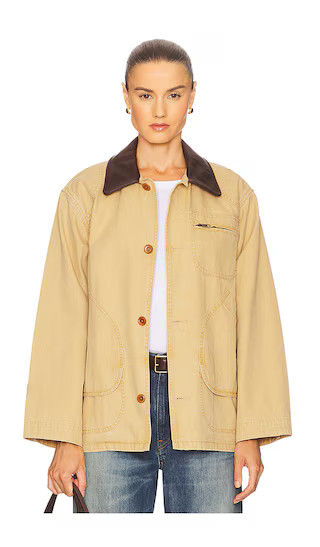 Barn Jacket in Golden | Revolve Clothing (Global)