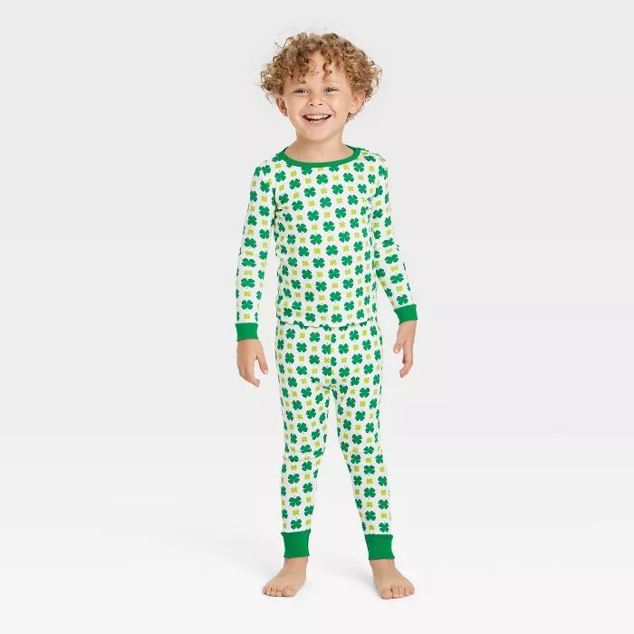 Toddler St. Patrick's Day Matching Family Pajama Set - Green | Target