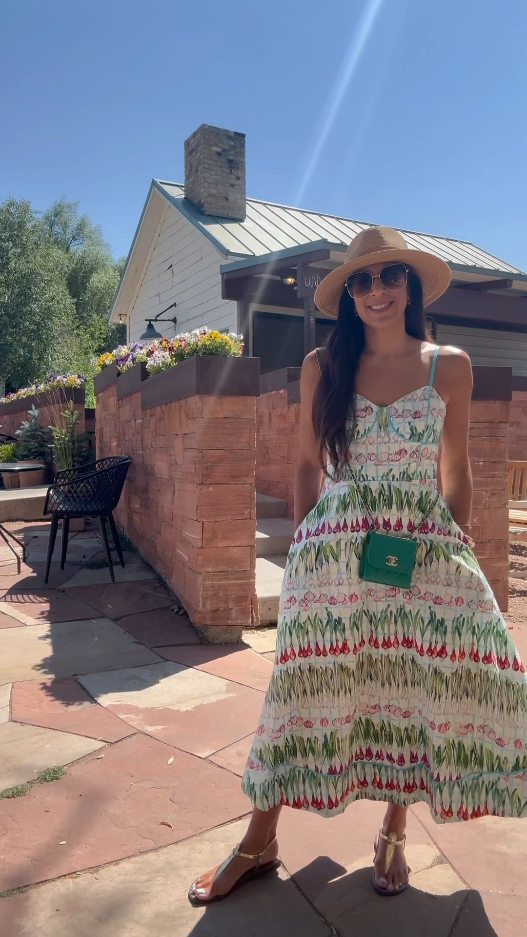 Sunday Dress! Coffee, to exploring Park City. Loved wearing this dress! Paired it with my favorite Sam Edelman Sandals and hat bc I really need to wash my hair. And my cute mini Chanel for the extra pop. 

Summer Dress. Summer Outfit. Summer Sandal. Vacation dress  

#LTKStyleTip #LTKSeasonal #LTKShoeCrush